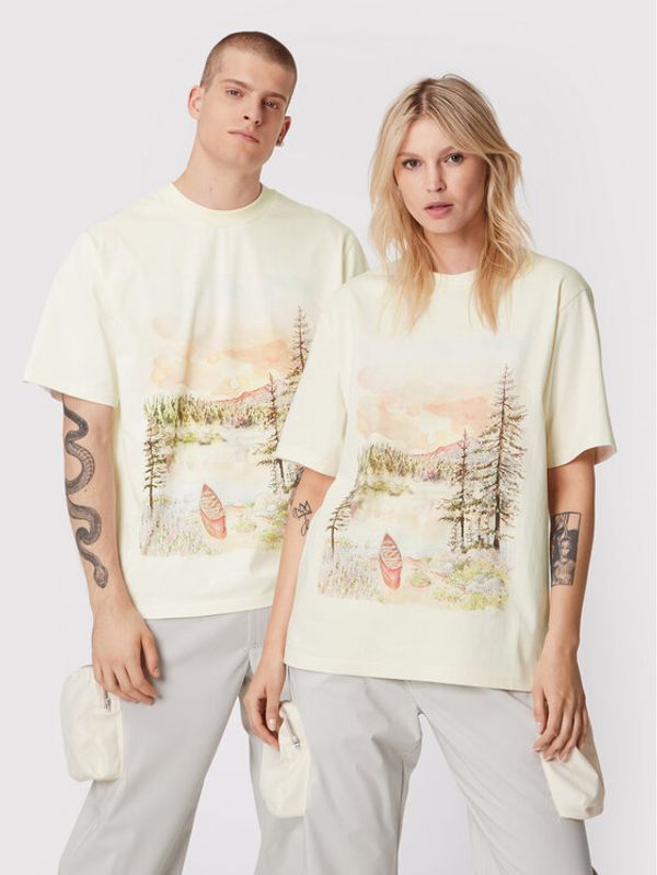 2005 2005 Тишърт Unisex 2005 X Leeves „Good Morning” Бежов Regular Fit