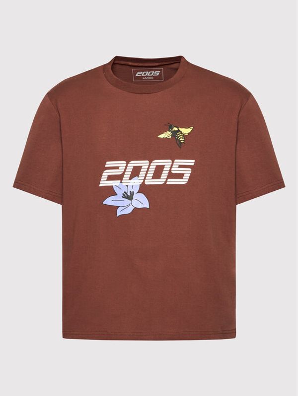 2005 2005 Тишърт Unisex Garden Кафяв Relaxed Fit