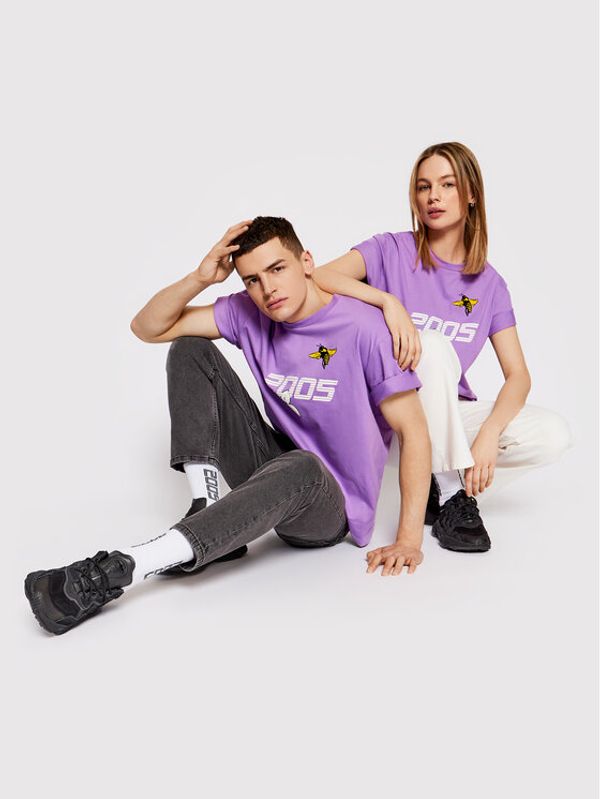 2005 2005 Тишърт Unisex Garden Виолетов Relaxed Fit