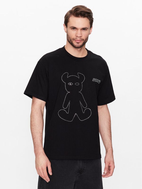 2005 2005 Тишърт Unisex Horned Черен Regular Fit