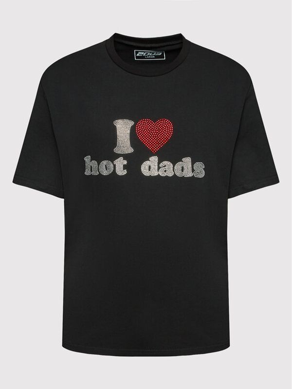 2005 2005 Тишърт Unisex Hot Dads Черен Regular Fit