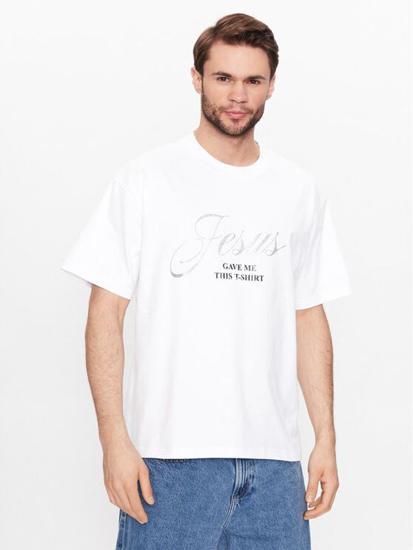 2005 2005 Тишърт Unisex Jesus Бял Regular Fit