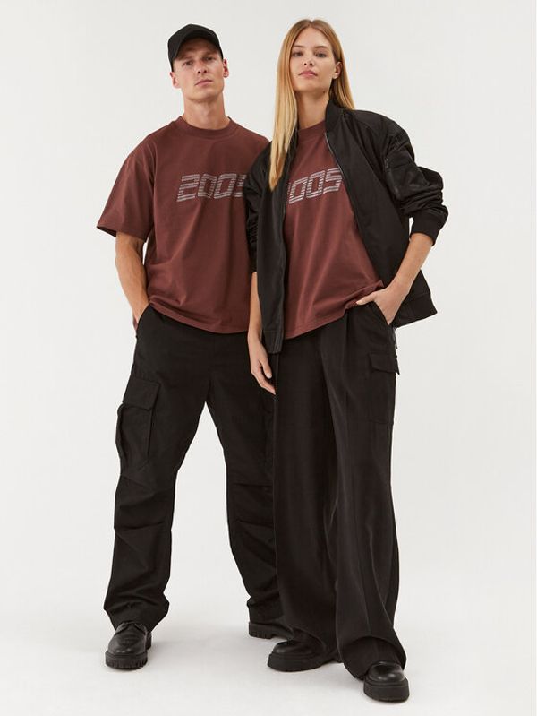 2005 2005 Тишърт Unisex Signature Tee Кафяв Regular Fit