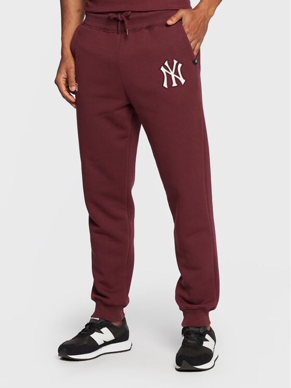 47 Brand 47 Brand Долнище анцуг Embroidery BB017PMEBRP565904KM Бордо Regular Fit