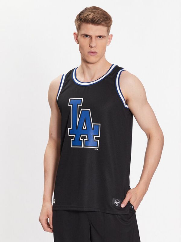 47 Brand 47 Brand Мъжки топ Los Angeles Dodgers 47 Grafton Tank Черен Regular Fit