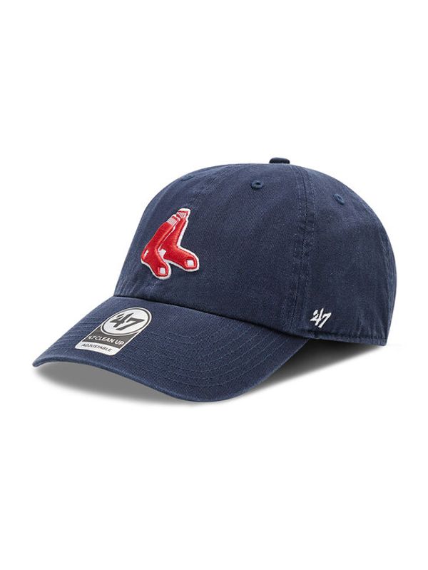 47 Brand 47 Brand Шапка с козирка Boston Red Sox B-RGW02GWS-NYS Тъмносин