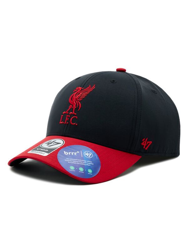 47 Brand 47 Brand Шапка с козирка EPL Liverpool FC Brrr TT Snap 47 MVP EPL-BRTTS04BBP-BK Черен