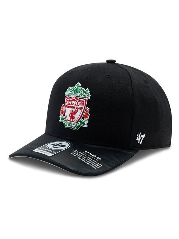 47 Brand 47 Brand Шапка с козирка EPL Liverpool FC Cold Zone 47 MVP DP EPL-CLZOE04WBP-BKB Черен
