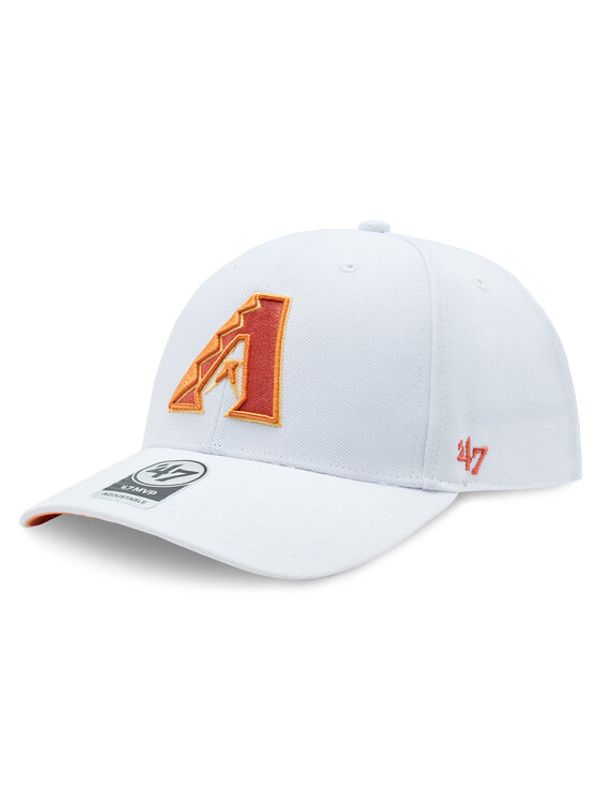 47 Brand 47 Brand Шапка с козирка MLB Arizona Diamondbacks World Series Sure Shot Snapback '47 MVP BCWS-SUMVP29WBP-WH01 Бял