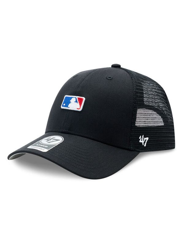 47 Brand 47 Brand Шапка с козирка MLB Batter Man Logo Base Runner Mesh '47 MVP MLB-BRNMS01CTP-BK Черен
