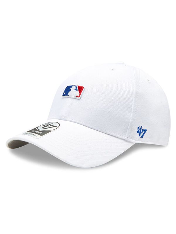 47 Brand 47 Brand Шапка с козирка MLB Batter Man Logo Base Runner Snap '47 MVP MLB-BRMPS01WBP-WH Бял