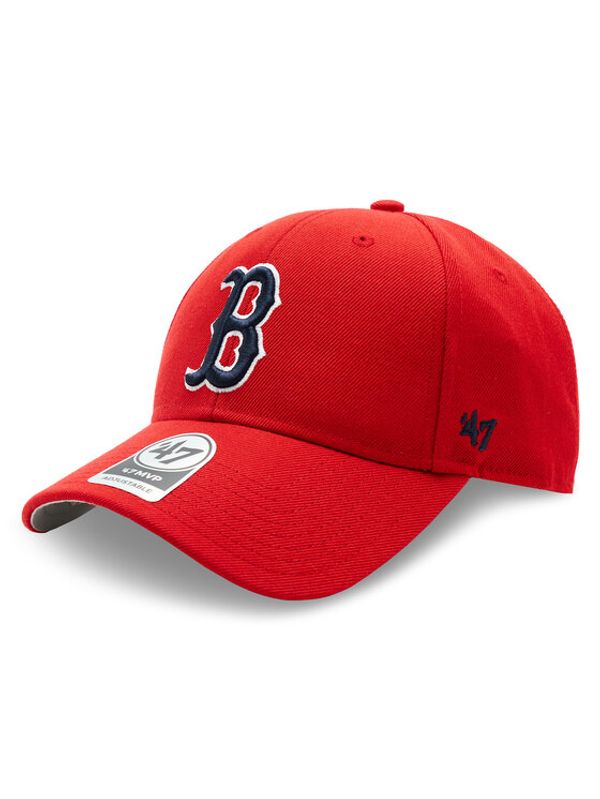 47 Brand 47 Brand Шапка с козирка MLB Boston Red Sox '47 MVP B-MVP02WBV-RD Червен