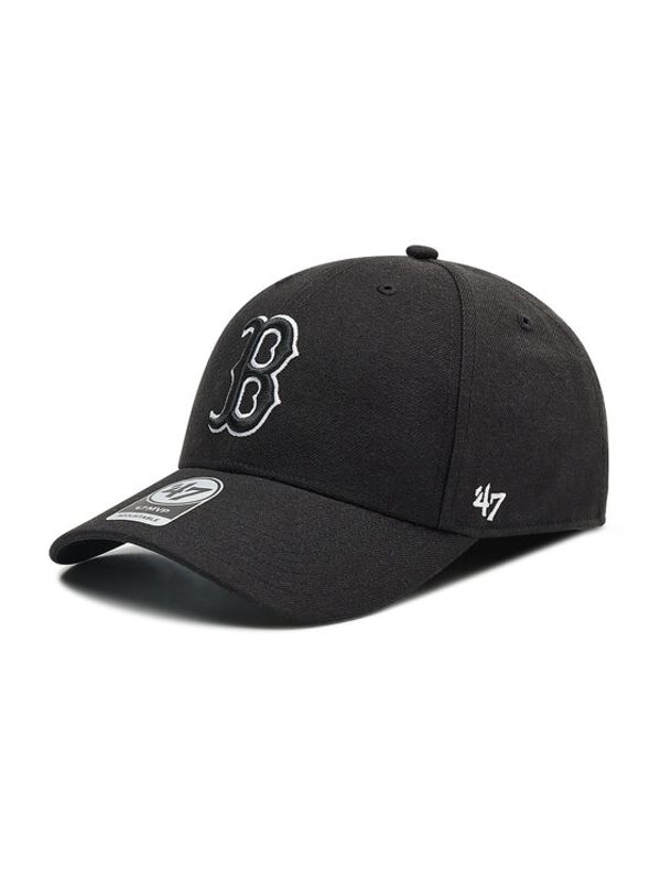 47 Brand 47 Brand Шапка с козирка Mlb Boston Red Sox B-MVPSP02WBP-BKA Черен