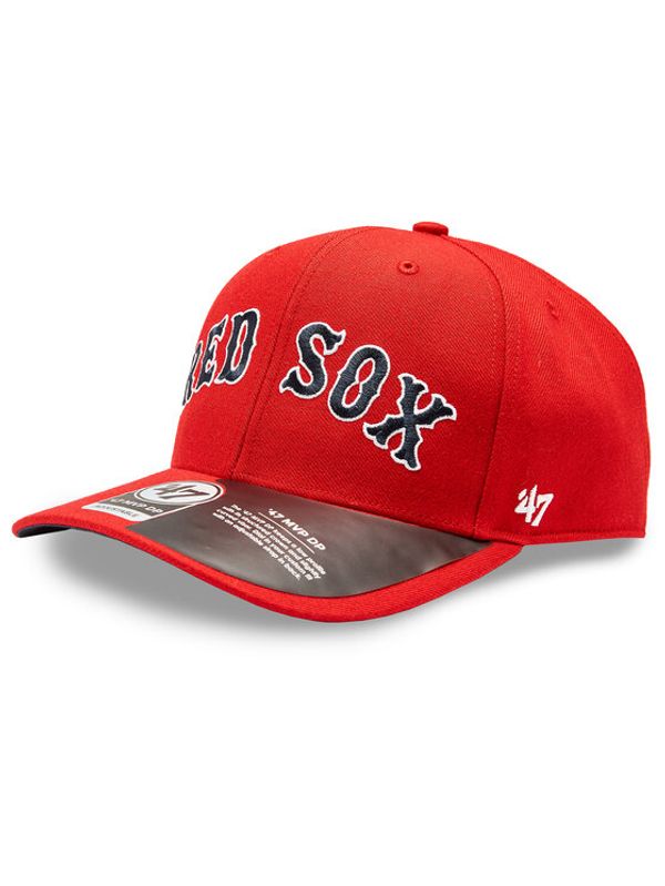 47 Brand 47 Brand Шапка с козирка MLB Boston Red Sox Replica Script 47 MVP DP B-REPSP02WBP-RD Червен