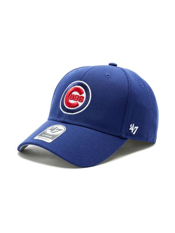 47 Brand 47 Brand Шапка с козирка MLB Chicago Cubs '47 MVP B-MVP05WBV-DLB Син