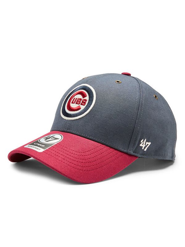47 Brand 47 Brand Шапка с козирка MLB Chicago Cubs Campus '47 MVP B-CAMPC05GWS-VN Тъмносин