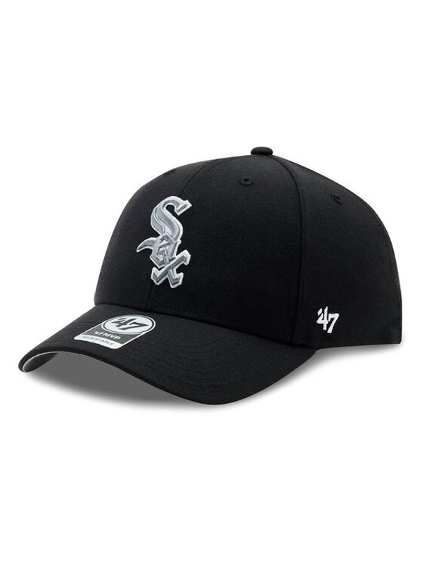 47 Brand 47 Brand Шапка с козирка MLB Chicago White Sox Sure Shot Snapback '47 MVP B-SUMVP06WBP-BK Черен
