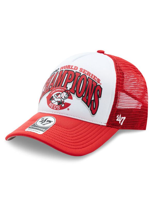 47 Brand 47 Brand Шапка с козирка MLB Cincinatti Reds Foam Champ '47 Offside DT BCWS-FOAMC07KPP-RD90 Червен