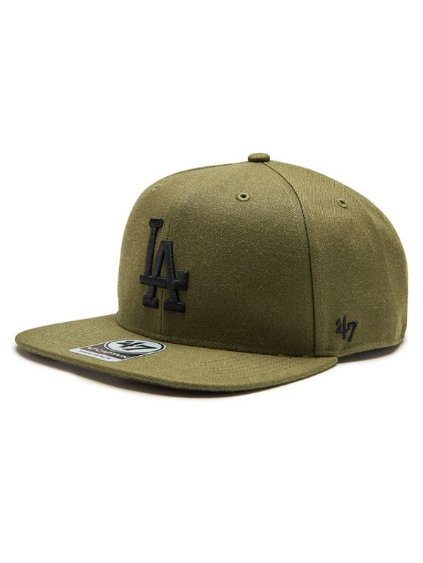 47 Brand 47 Brand Шапка с козирка MLB Los Angeles Dodgers Ballpark Camo 47 CAPTAIN B-BCAMO12WBP-SW Зелен