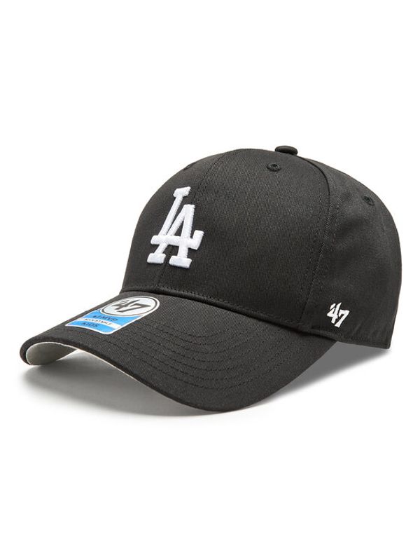 47 Brand 47 Brand Шапка с козирка MLB Los Angeles Dodgers Raised Basic '47 MVP B-RAC12CTP-BKA Черен