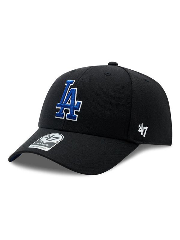 47 Brand 47 Brand Шапка с козирка MLB Los Angeles Dodgers Sure Shot Snapback '47 MVP B-SUMVP12WBP-BK Черен
