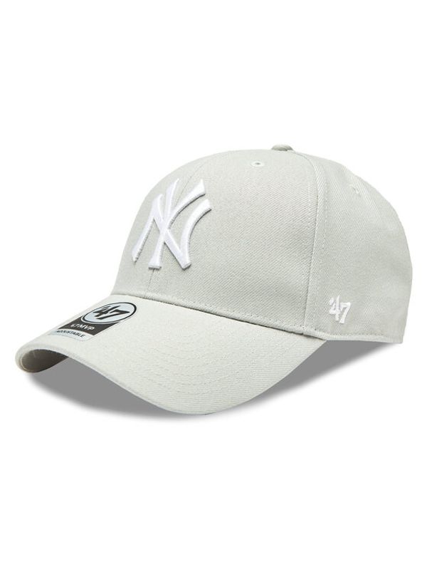 47 Brand 47 Brand Шапка с козирка MLB New York Yankees '47 MVP SNAPBACK B-MVPSP17WBP-GY Сив