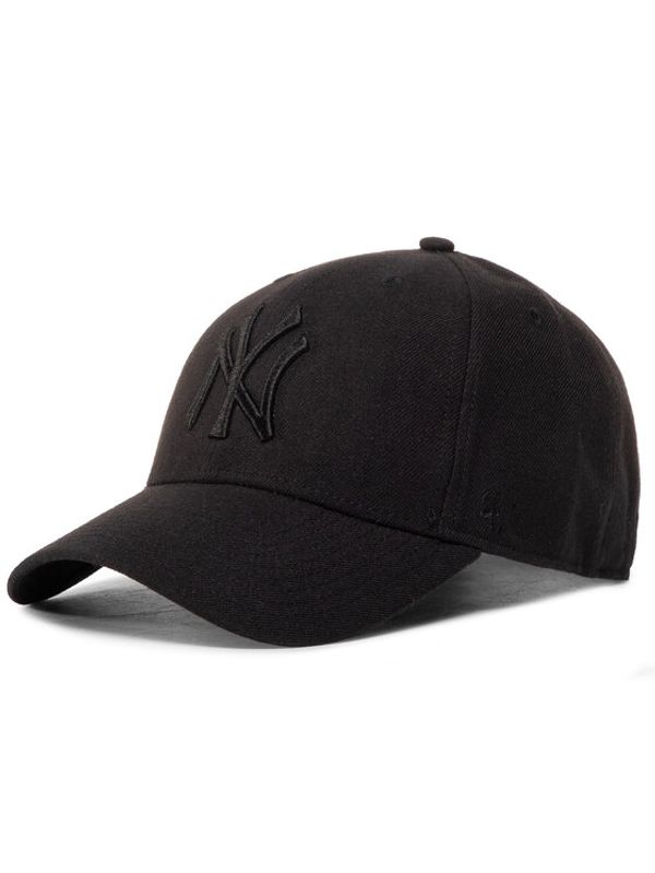 47 Brand 47 Brand Шапка с козирка Mlb New York Yankees B-MVPSP17WBP-BKB Черен