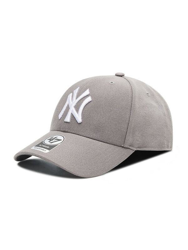47 Brand 47 Brand Шапка с козирка Mlb New York Yankees B-MVPSP17WBP-DY Сив