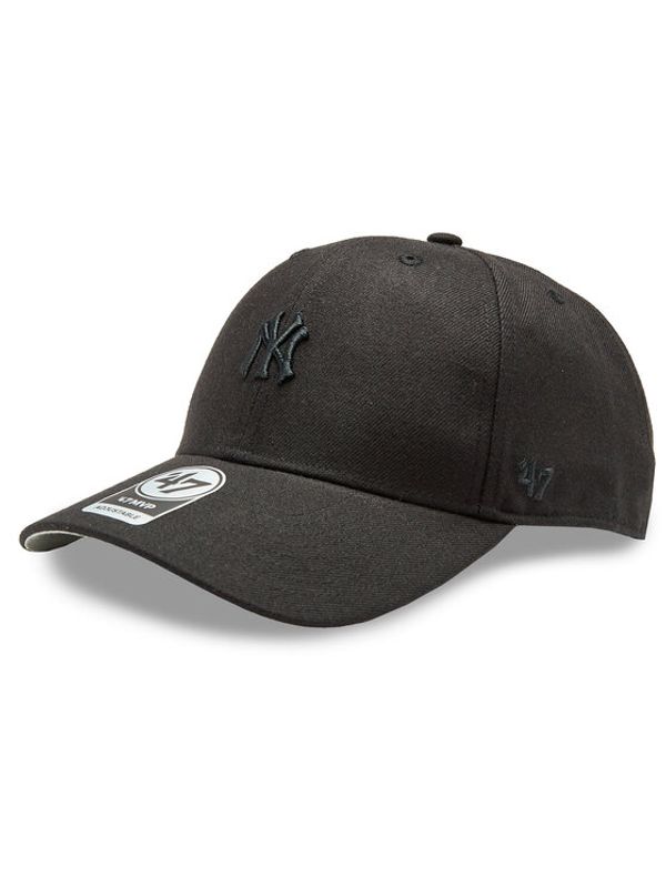 47 Brand 47 Brand Шапка с козирка MLB New York Yankees Base Runner Snap '47 MVP B-BRMPS17WBP-BKC Черен