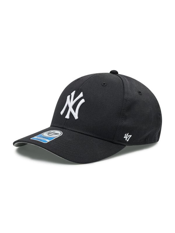 47 Brand 47 Brand Шапка с козирка Mlb New York Yankees Raised Basic '47 Mvp Junior B-RAC17CTP-BK Черен
