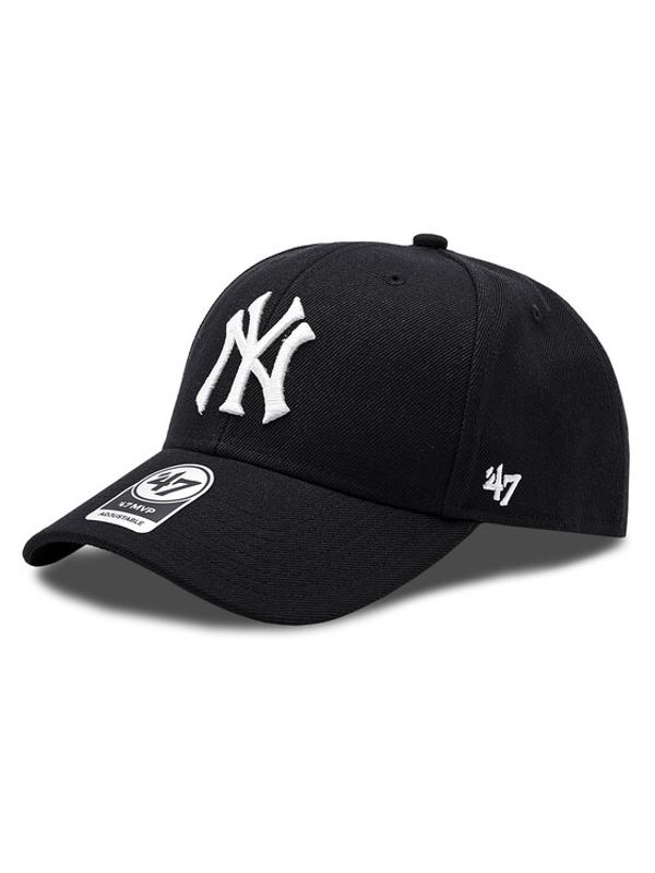 47 Brand 47 Brand Шапка с козирка Mlb NY Yankeess BMVPSP17WBPBKW Черен