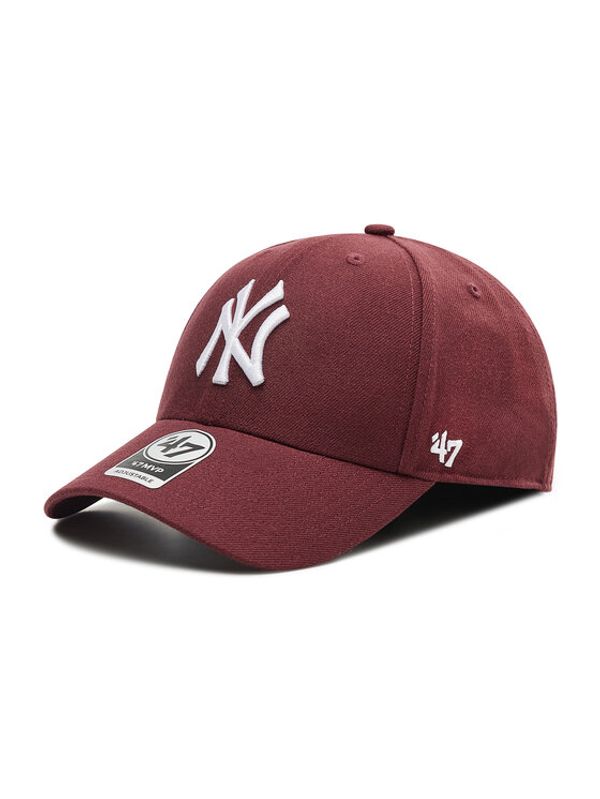 47 Brand 47 Brand Шапка с козирка Mlb NY Yankeess Mvp B-MVPSP17WBP-KM Бордо