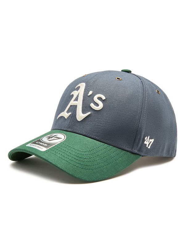 47 Brand 47 Brand Шапка с козирка MLB Oakland Athletics Campus 47 MVP B-CAMPC18GWS-VN Тъмносин