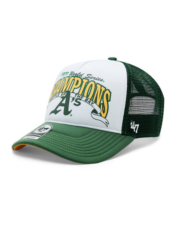 47 Brand 47 Brand Шапка с козирка MLB Oakland Athletics Foam Champ '47 Offside DT BCWS-FOAMC18KPP-DG89 Зелен