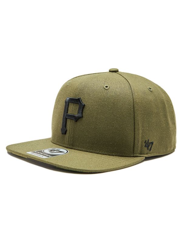 47 Brand 47 Brand Шапка с козирка MLB Pittsburgh Pirates Ballpark Camo 47 CAPTAIN B-BCAMO20WBP-SW Зелен