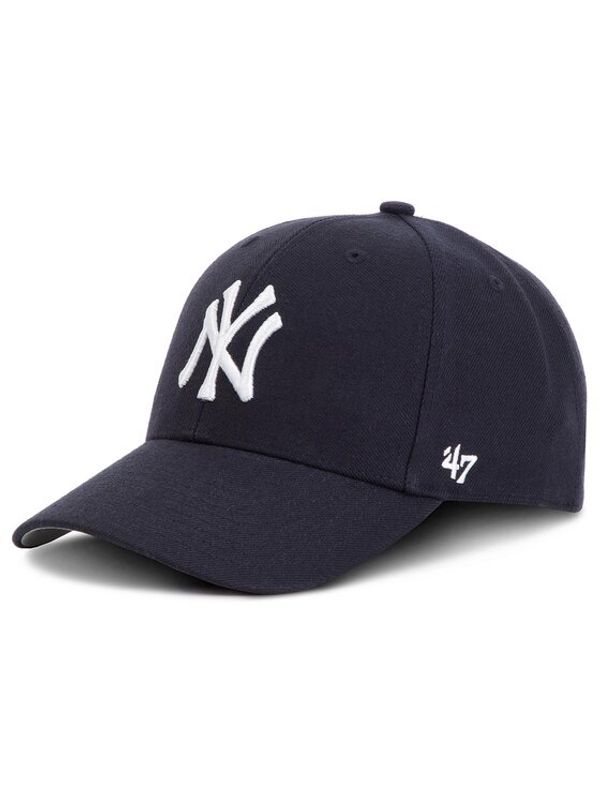 47 Brand 47 Brand Шапка с козирка New York Yankees 47 B-MVP17WBV-HM Тъмносин