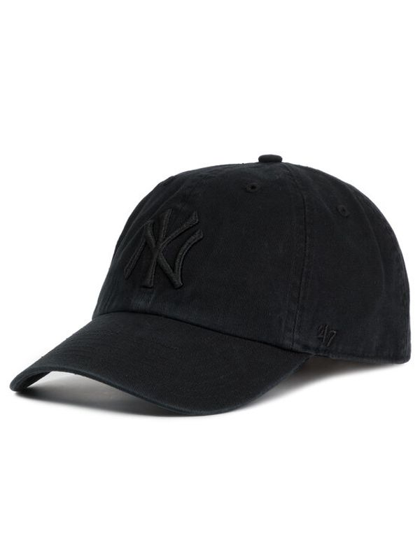 47 Brand 47 Brand Шапка с козирка New York Yankees 47 B-RGW17GWSNL-BKF Черен
