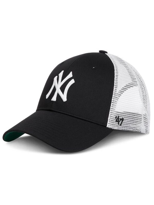 47 Brand 47 Brand Шапка с козирка New York Yankees 47 BRAND-B-BRANS17CTP-BK Черен