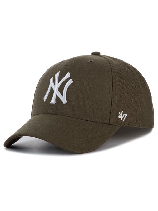 47 Brand 47 Brand Шапка с козирка New York Yankees B-MVPSP17WBP-SW Зелен