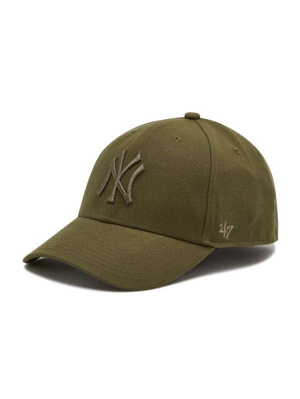 47 Brand 47 Brand Шапка с козирка New York Yankees B-MVPSP17WBP-SWA Зелен