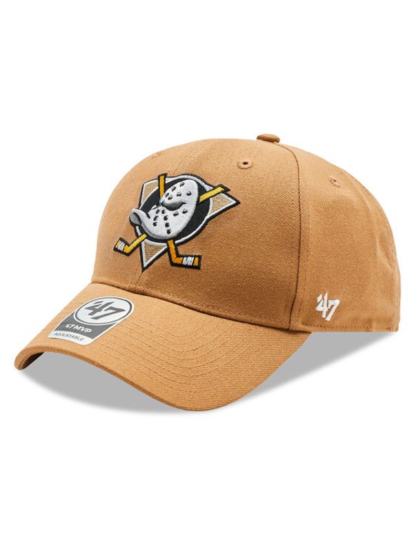 47 Brand 47 Brand Шапка с козирка NHL Anaheim Ducks '47 MVP SNAPBACK H-MVPSP25WBP-QLB Кафяв