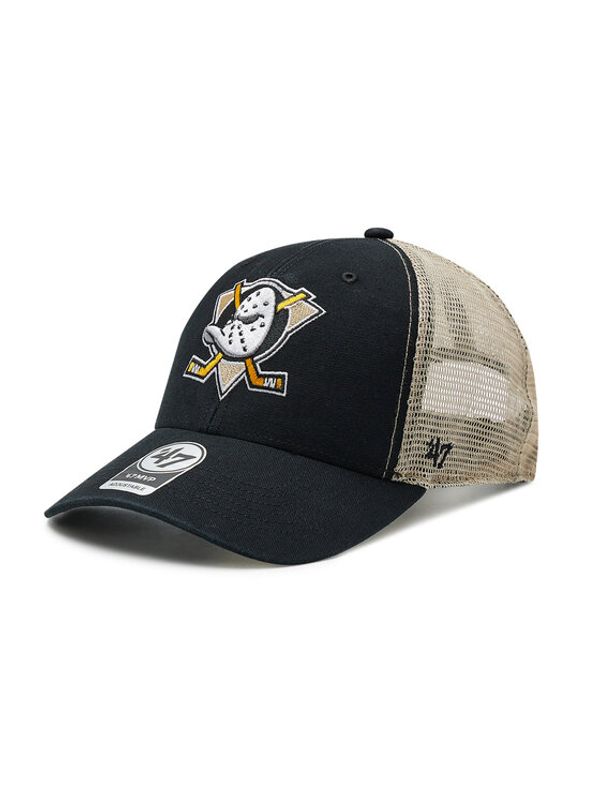 47 Brand 47 Brand Шапка с козирка Nhl Anaheim Ducks H-FLGSW25GWP-BKA Черен