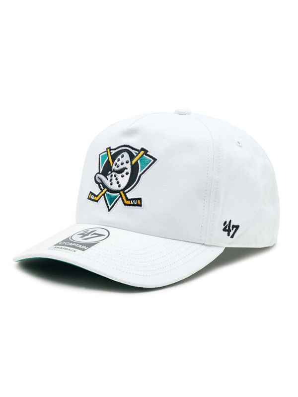 47 Brand 47 Brand Шапка с козирка NHL Anaheim Ducks Nantasket '47 CAPTAIN DTR H-NTSKT25GWP-WH Бял