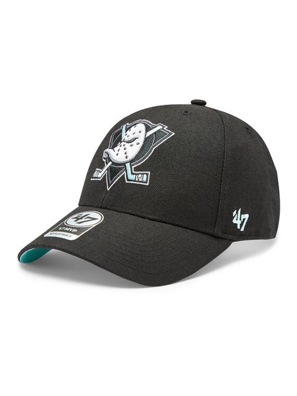 47 Brand 47 Brand Шапка с козирка NHL Anaheim Ducks Sure Shot Snapback '47 MVP HVIN-SUMVP25WBP-BK93 Черен