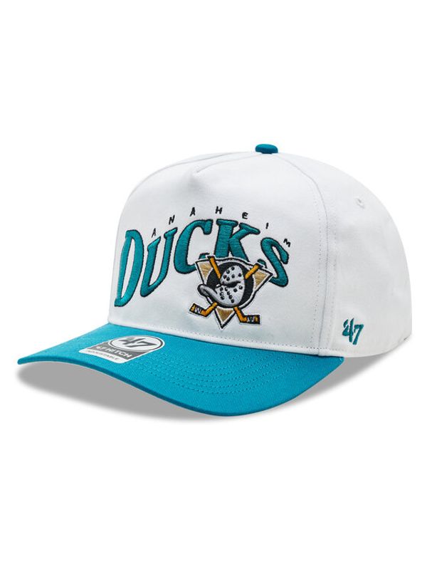 47 Brand 47 Brand Шапка с козирка NHL Anaheim Ducks Wave '47 HITCH H-WAVEH25GWP-WHA Бял