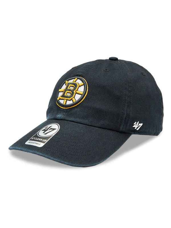 47 Brand 47 Brand Шапка с козирка NHL Boston Bruins '47 CLEAN UP H-RGW01GWS-BK Черен