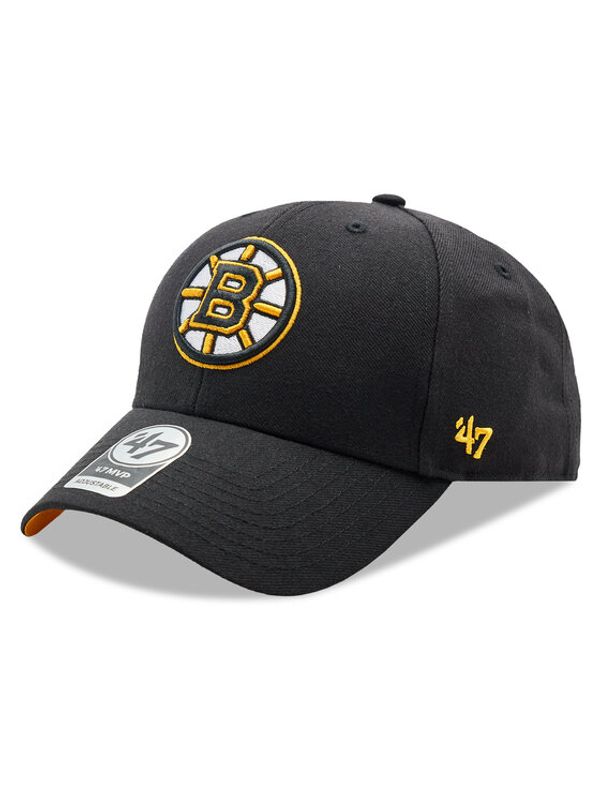 47 Brand 47 Brand Шапка с козирка NHL Boston Bruins Ballpark Snap '47 MVP H-BLPMS01WBP-BK Черен
