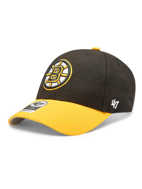 47 Brand 47 Brand Шапка с козирка NHL Boston Bruins Sure Shot TT Snapback '47 MVP HVIN-SUMTT01WBP-BK74 Черен