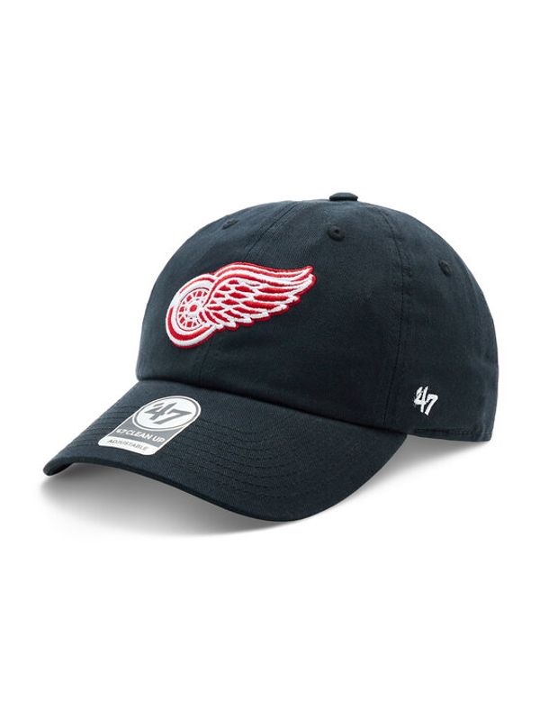 47 Brand 47 Brand Шапка с козирка NHL Detroit Red Wings '47 CLEAN UP H-RGW05GWS-BK Черен