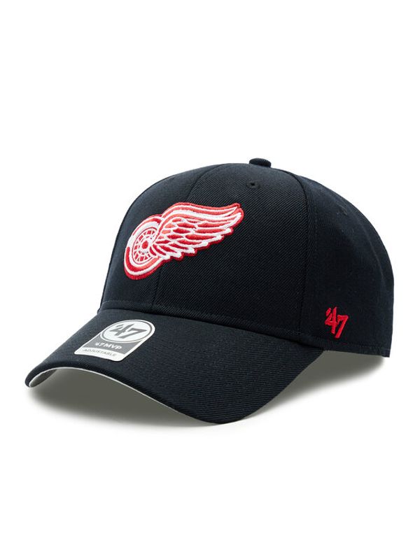 47 Brand 47 Brand Шапка с козирка NHL Detroit Red Wings '47 MVP H-MVP05WBV-BKA Черен